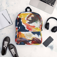 Personalised Backpack - Custom All Print Be The Light & Overcomer