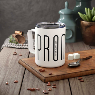 Custom Printed PROMISE Insulated Mug, 10oz - Wear Your Heart