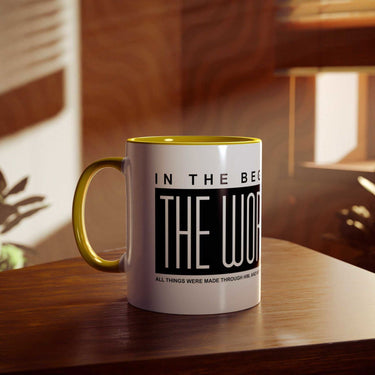 Custom Printed THE WORD Mug - John 1:1 - Wear Your Heart - Wear Your Heart