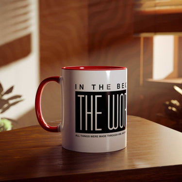 Custom Printed THE WORD Mug - John 1:1 - Wear Your Heart - Wear Your Heart