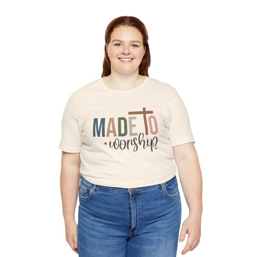 Made to Worship Unisex Short Sleeve Tee | Christian Apparel | Wear You - Wear Your Heart