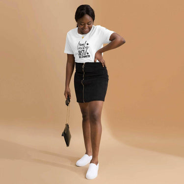 Not Lucky Just Blessed Unisex Staple T-Shirt | Christian Apparel - Wear Your Heart