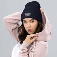 Overcomer Embroidery Cuffed Beanie - Unisex, Hypoallergenic, 100% Turbo Acrylic - Wear Your Heart