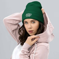 Overcomer Embroidery Cuffed Beanie - Unisex, Hypoallergenic, 100% Turbo Acrylic - Wear Your Heart