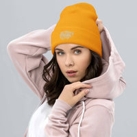 Overcomer Embroidery Cuffed Beanie - Unisex, Hypoallergenic, 100% Turbo Acrylic - Wear Your Heart