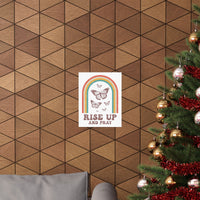 Rise Up Pray Matte Vertical Posters | Christian Wall Art | Wear Your Heart - Wear Your Heart