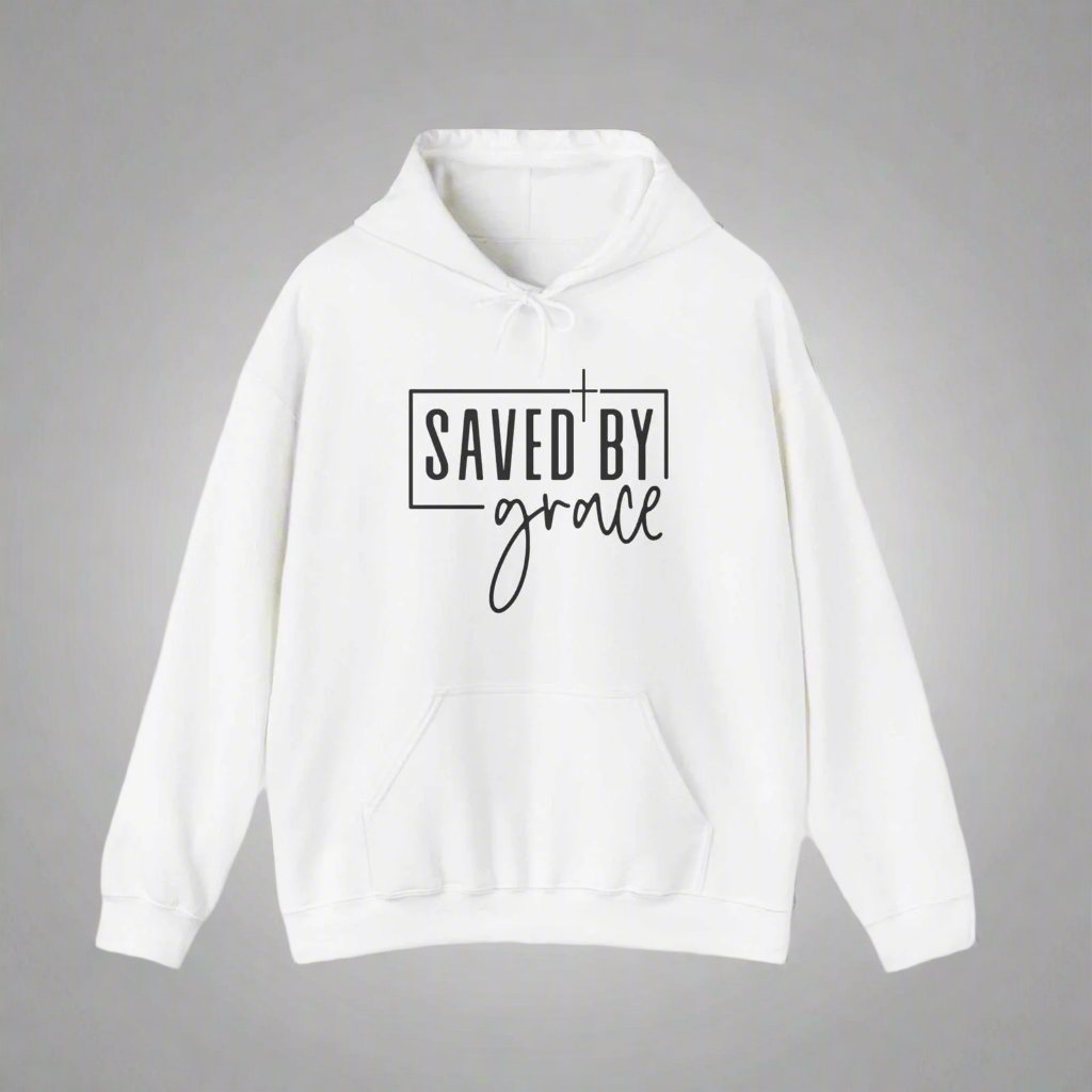 Saved by Grace Unisex Hoodie | Christian Apparel | Wear Your Heart - Wear Your Heart