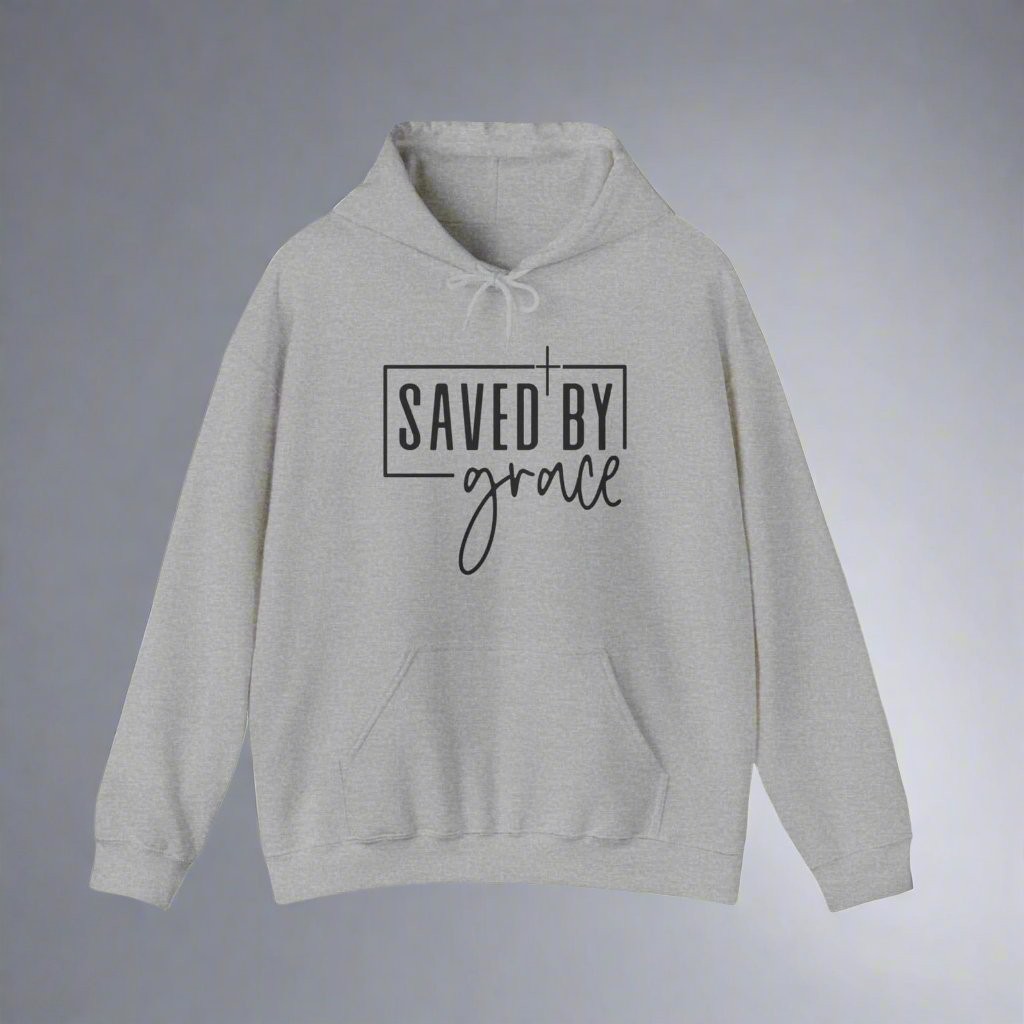 Saved by Grace Unisex Hoodie | Christian Apparel | Wear Your Heart - Wear Your Heart