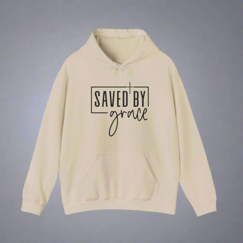 Saved by Grace Unisex Hoodie | Christian Apparel | Wear Your Heart - Wear Your Heart