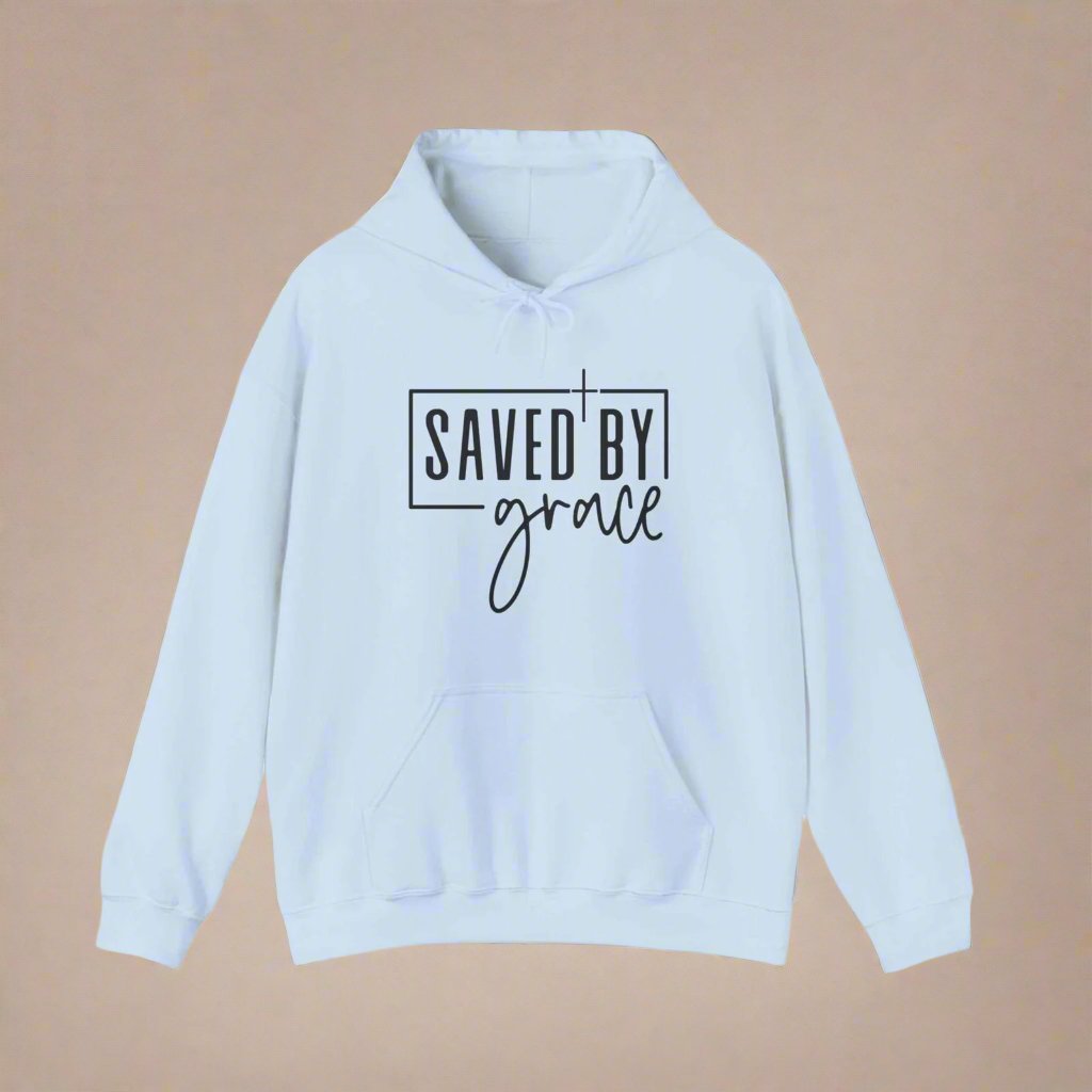 Saved by Grace Unisex Hoodie | Christian Apparel | Wear Your Heart - Wear Your Heart