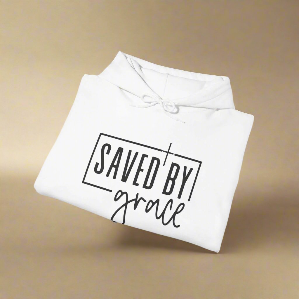 Saved by Grace Unisex Hoodie | Christian Apparel | Wear Your Heart - Wear Your Heart