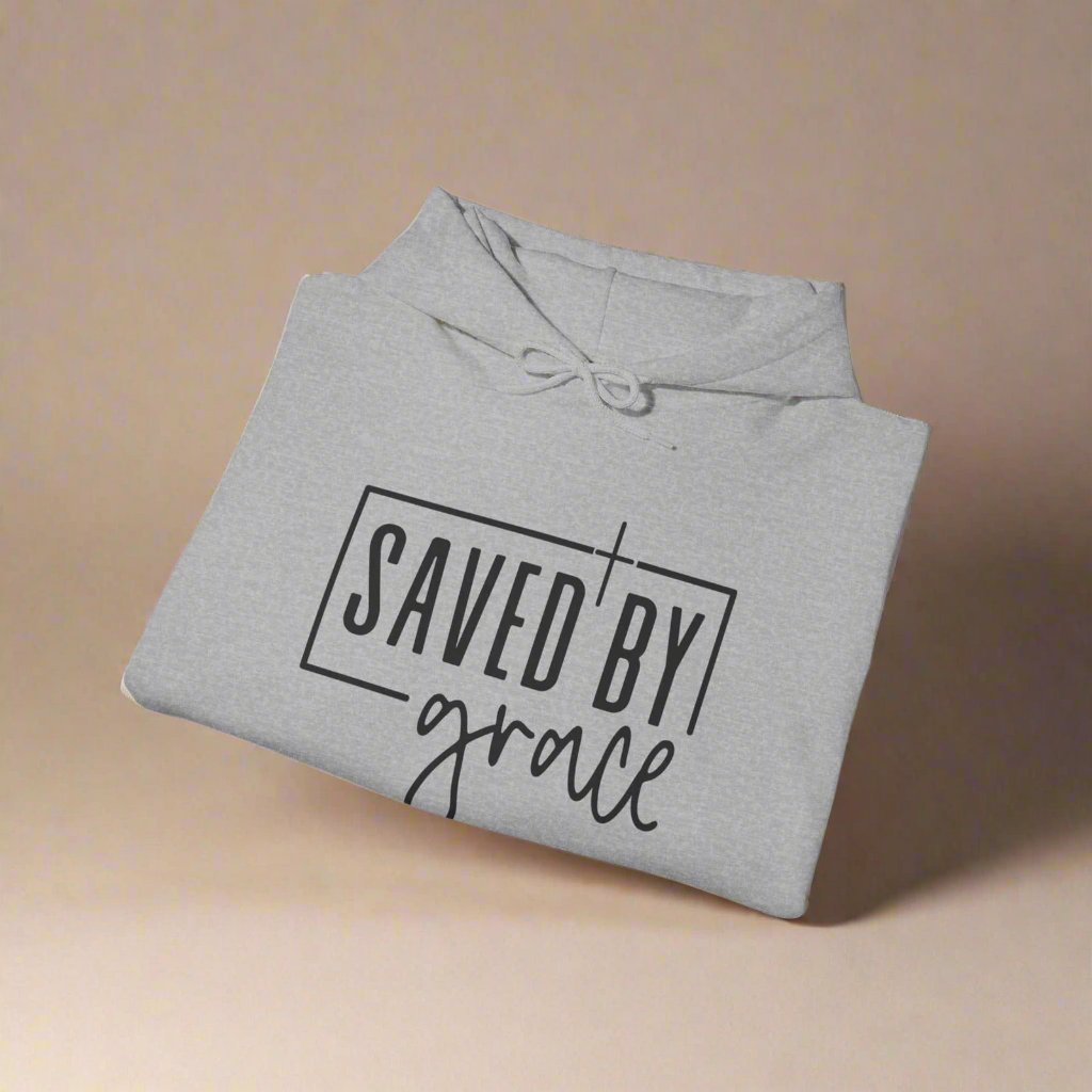 Saved by Grace Unisex Hoodie | Christian Apparel | Wear Your Heart - Wear Your Heart