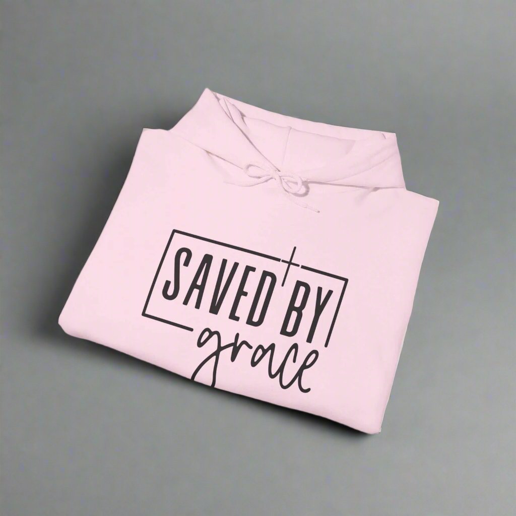 Saved by Grace Unisex Hoodie | Christian Apparel | Wear Your Heart - Wear Your Heart
