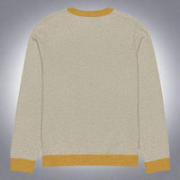 Game Face Knitted Crew Neck Sweater – Bold Christian Style - Wear Your Heart