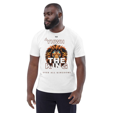 YHWH The King – Organic Christian T-Shirt White