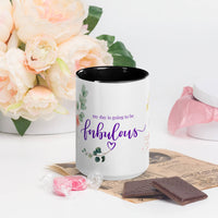 My Day is Going to Be Fabulous Mug – Vibrant Color Inside - Wear Your Heart