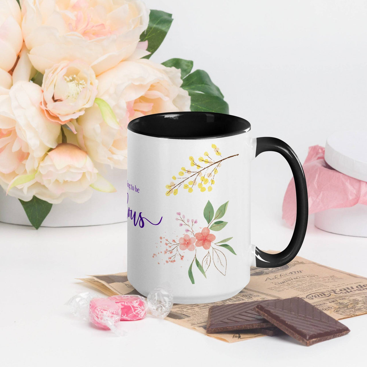My Day is Going to Be Fabulous Mug – Vibrant Color Inside - Wear Your Heart