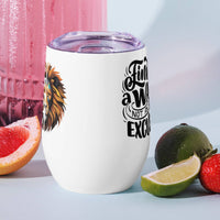 God says Wine Tumbler- Mug