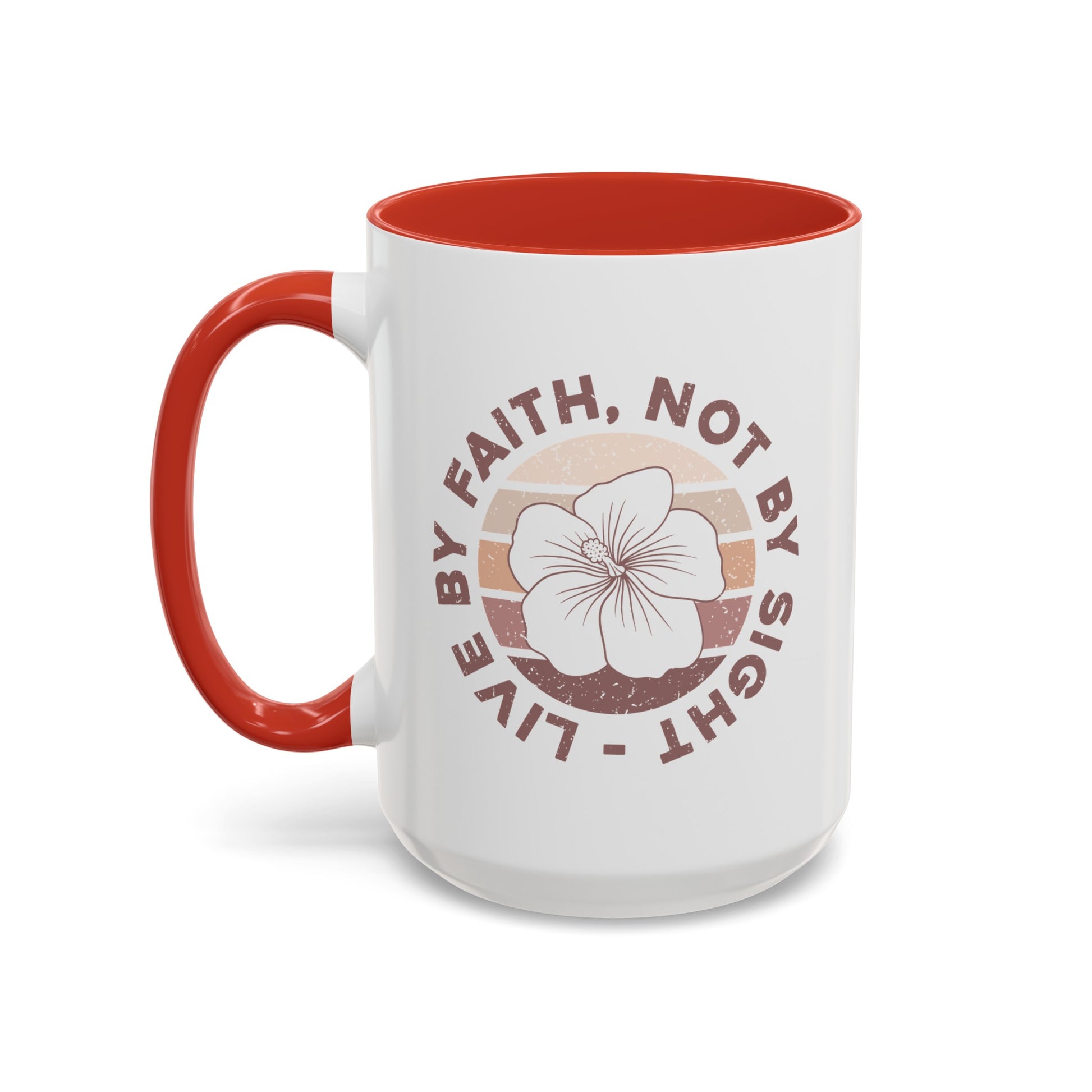 Live By Faith Mug - Inspirational Christian Mug