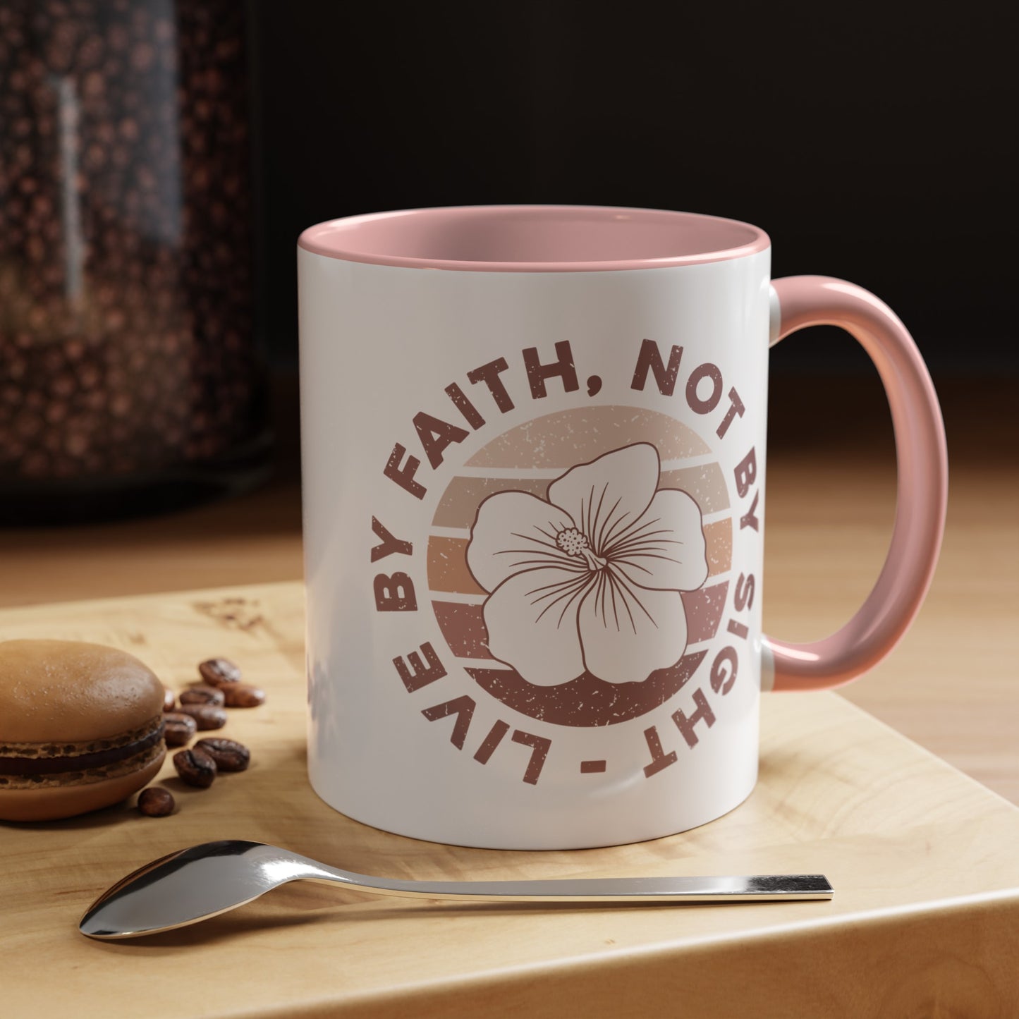 Live By Faith Mug - Inspirational Christian Mug