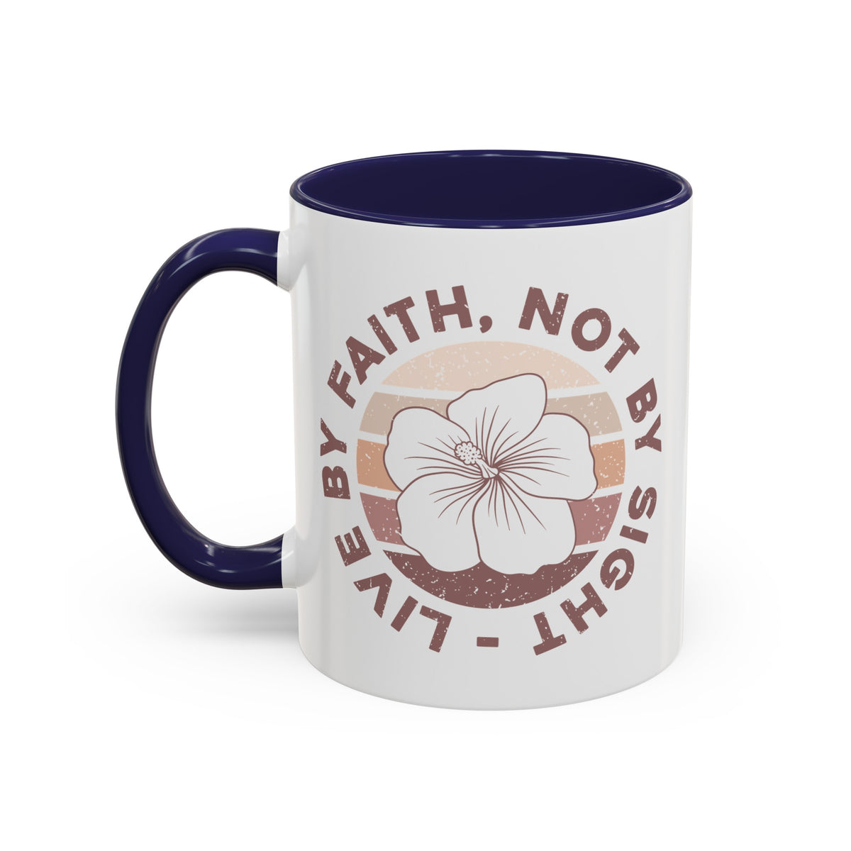 Live By Faith Mug - Inspirational Christian Mug