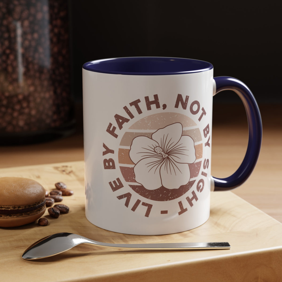 Live By Faith Mug - Inspirational Christian Mug