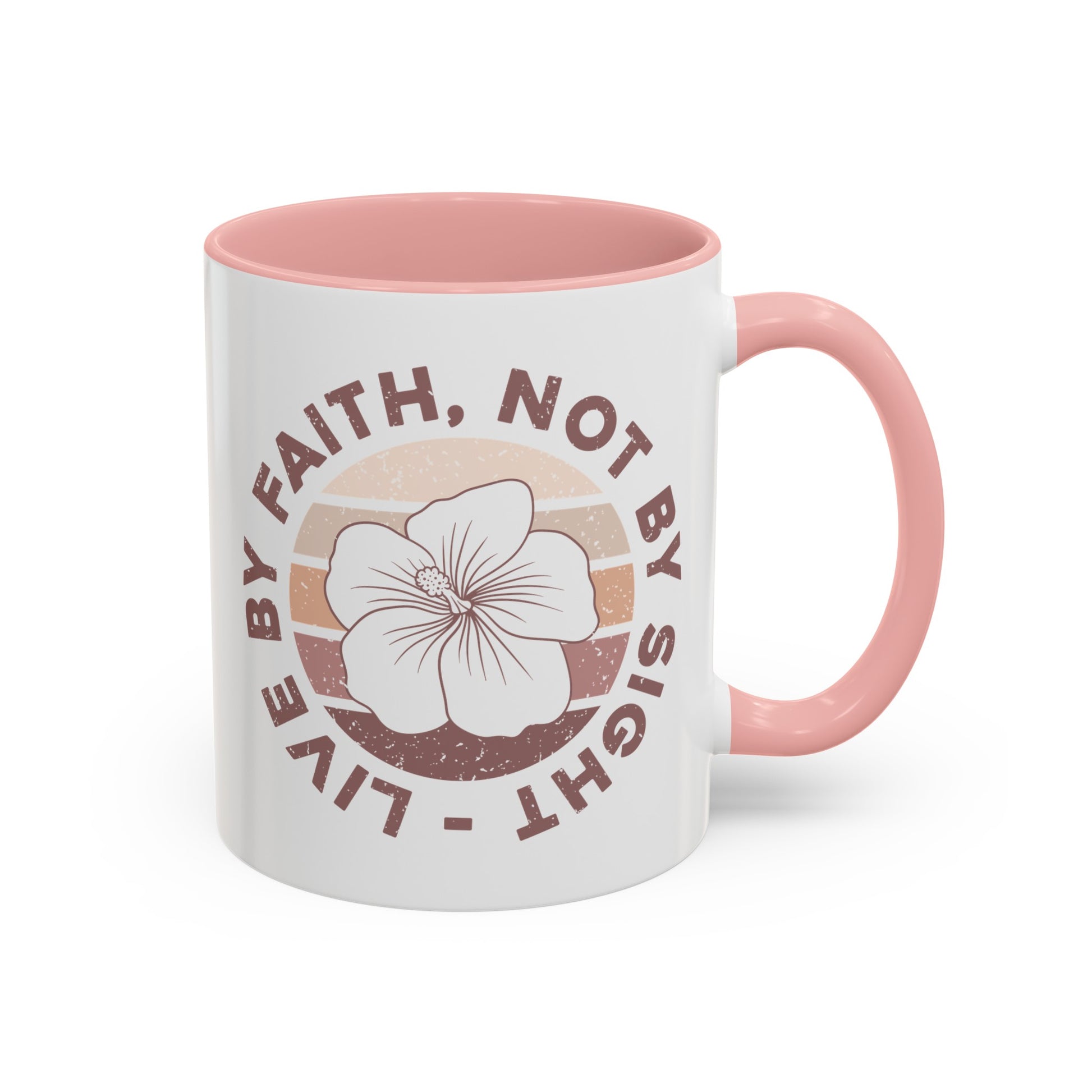 Live By Faith Mug - Inspirational Christian Mug