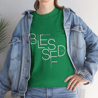 Blessed Custom Print Unisex Heavy Cotton Tee | Christian Apparel