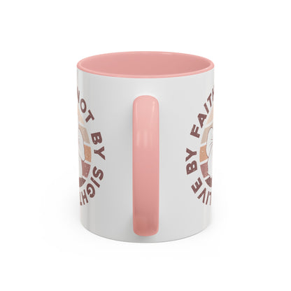 Live By Faith Mug - Inspirational Christian Mug