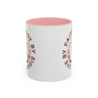 Live By Faith Mug - Inspirational Christian Mug