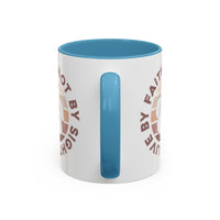 Live By Faith Mug - Inspirational Christian Mug