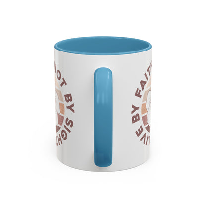 Live By Faith Mug - Inspirational Christian Mug