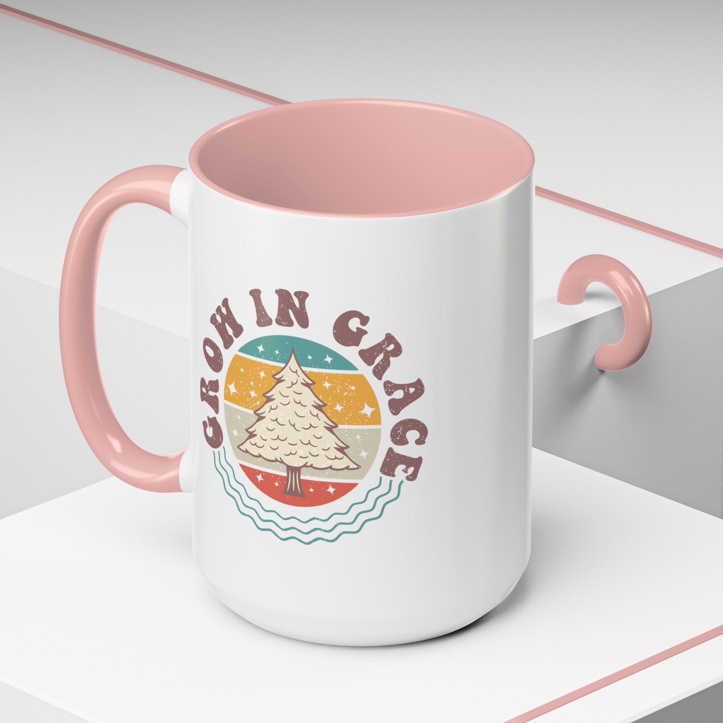 Custom Printed "Grow In Grace" Mug