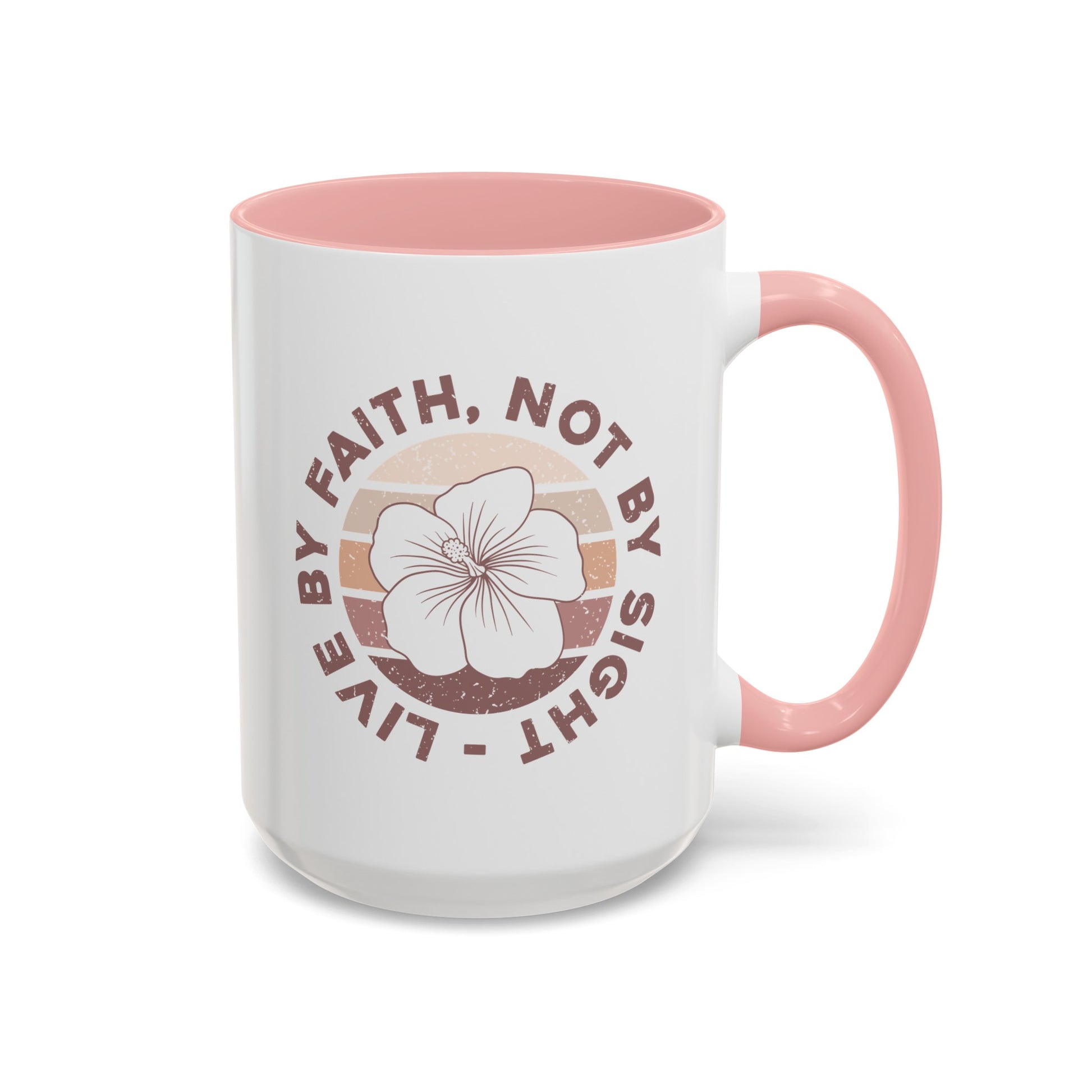 Live By Faith Mug - Inspirational Christian Mug