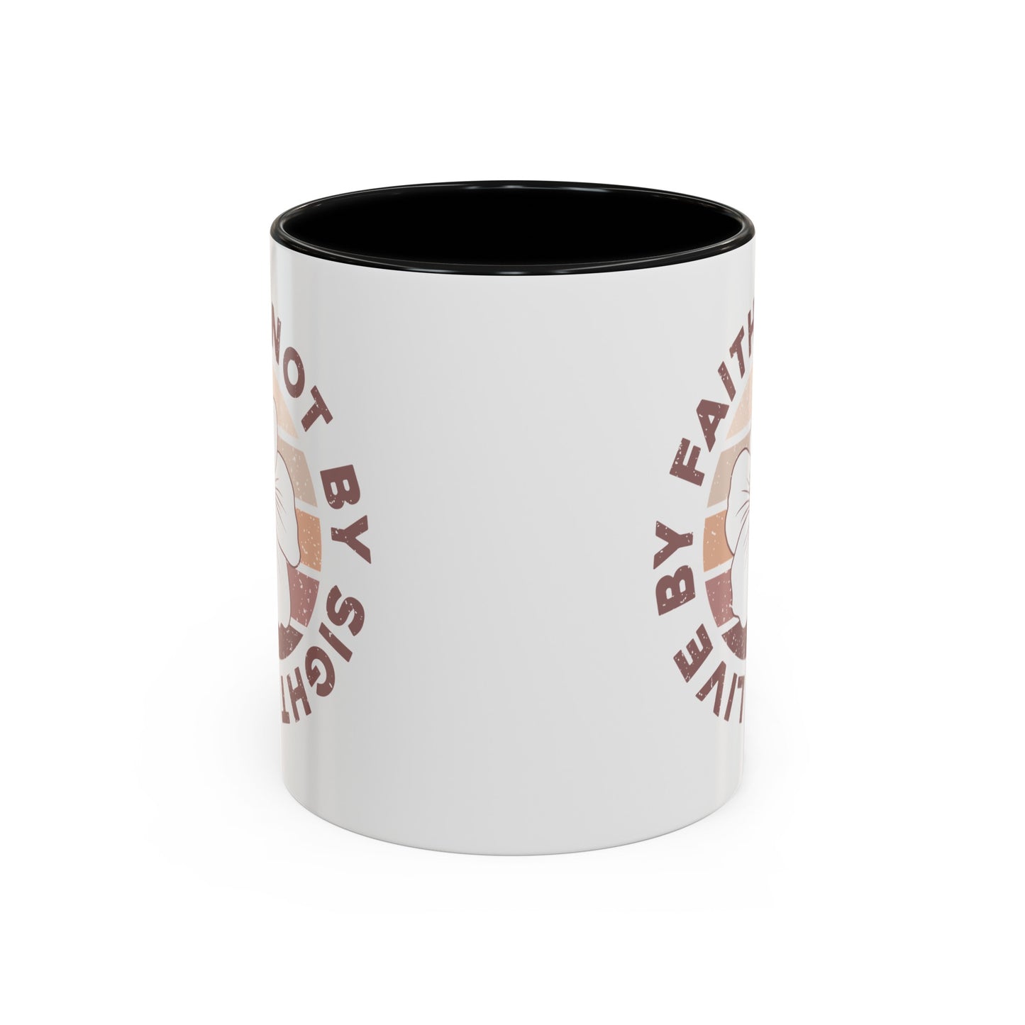 Live By Faith Mug - Inspirational Christian Mug