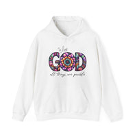 All Things Are Possible Unisex Hooded Sweatshirt – Wear Your Faith with Confidence - Wear Your Heart