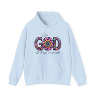 All Things Are Possible Unisex Hooded Sweatshirt – Wear Your Faith with Confidence - Wear Your Heart