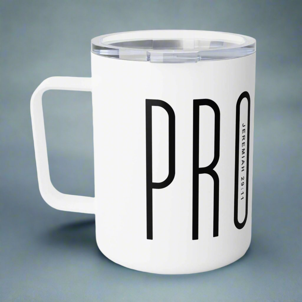 Custom Printed PROMISE Insulated Mug, 10oz - Wear Your Heart