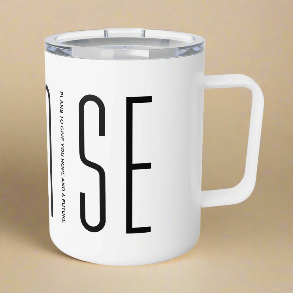 Custom Printed PROMISE Insulated Mug, 10oz - Wear Your Heart