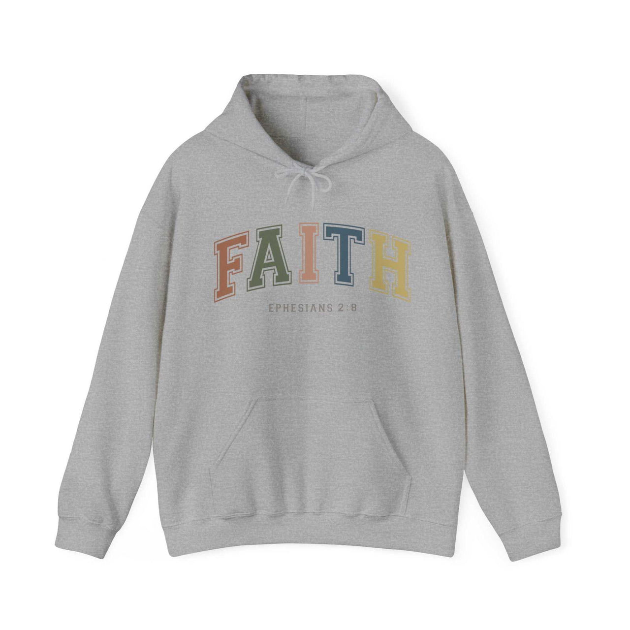 Faith Unisex Hoodie | Christian Apparel | Ephesians 2vs8 - Wear Your Heart