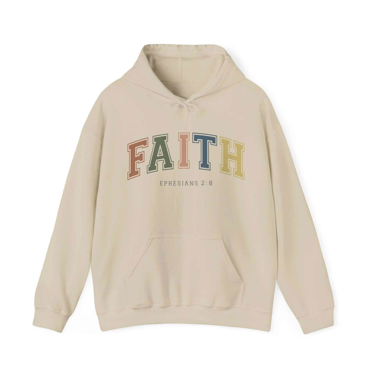 Faith Unisex Hoodie | Christian Apparel | Ephesians 2vs8 - Wear Your Heart