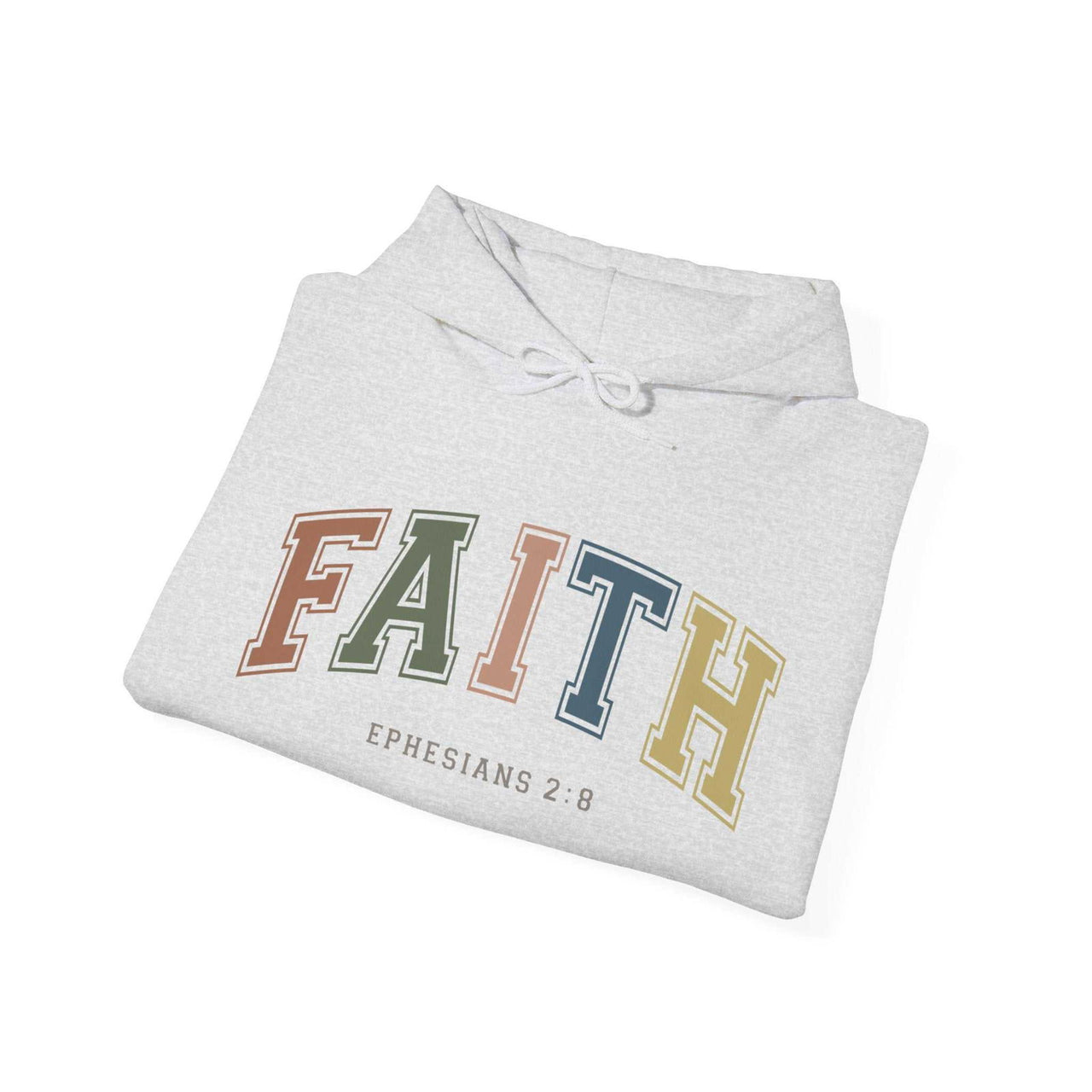 Faith Unisex Hoodie | Christian Apparel | Ephesians 2vs8 - Wear Your Heart