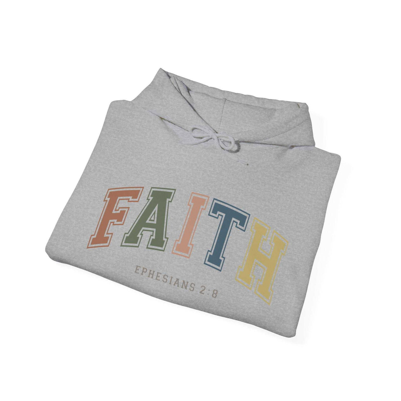 Faith Unisex Hoodie | Christian Apparel | Ephesians 2vs8 - Wear Your Heart