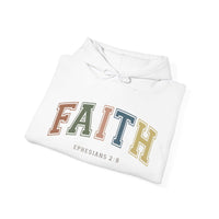 Faith Unisex Hoodie | Christian Apparel | Ephesians 2vs8 - Wear Your Heart