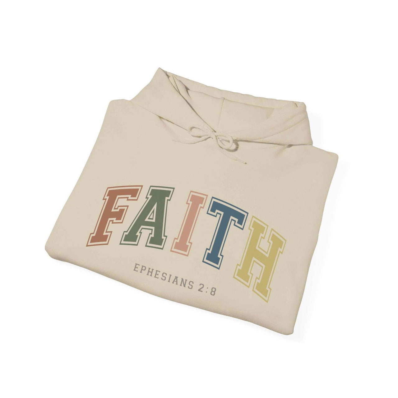 Faith Unisex Hoodie | Christian Apparel | Ephesians 2vs8 - Wear Your Heart