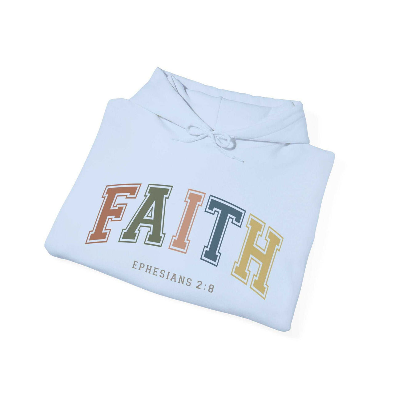 Faith Unisex Hoodie | Christian Apparel | Ephesians 2vs8 - Wear Your Heart