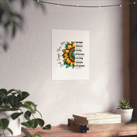 God Says You Are Unique Matte Vertical Posters | Christian Wall Art | Wear Your Heart - Wear Your Heart