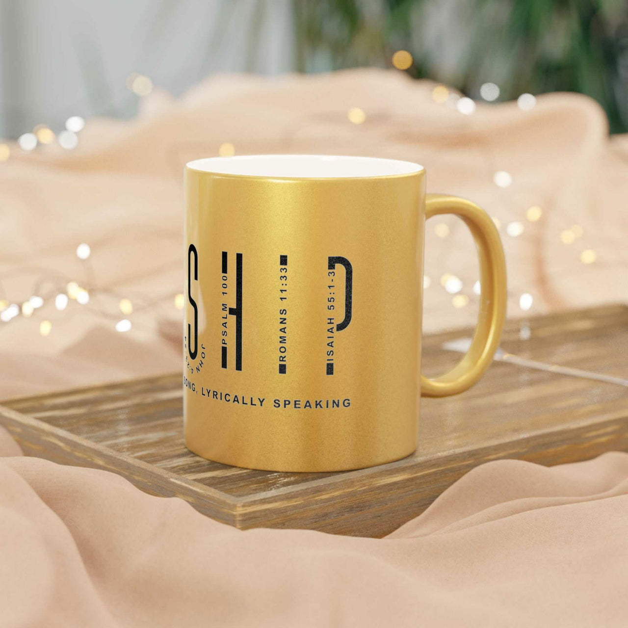 My Worship Is a Love Song Lyrically Speaking Mug | Christian Mug - Wear Your Heart