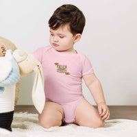 New Creation Embroidery Baby Short Sleeve One-Piece | Christian Baby - Wear Your Heart