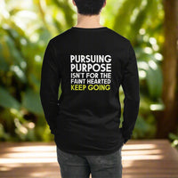 Pursuing Purpose Custom Print Unisex Long Sleeve Tee - Wear Your Heart
